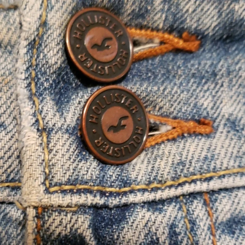 HOLLISTER DENIM SKIRT BLUE MINI, Sz 9 - Picture 5 of 8